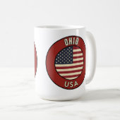 Ohio United States of America Koffiemok (Voorkant rechts)