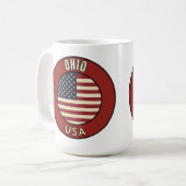 Ohio United States of America Koffiemok (Voorkant links)