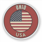 Ohio United States of America Sticker (Voorkant)