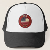 Ohio United States of America Trucker Pet (Voorkant)