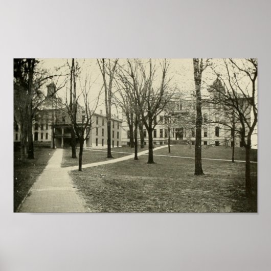 Ohio University: College Green 1915 Poster (Voorkant)
