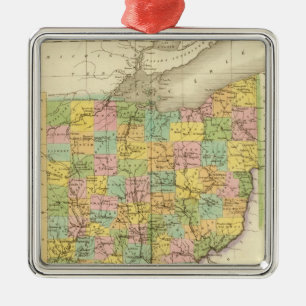 Ohio US Metalen Ornament