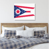Ohio (US State) Canvas Print (Insitu (Slaapkamer))