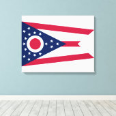 Ohio (US State) Canvas Print (Insitu (Houten vloer))