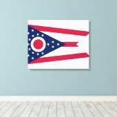 Ohio (US State) Canvas Print (Insitu (Houten vloer))
