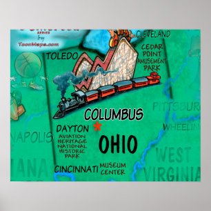 Ohio USA Poster