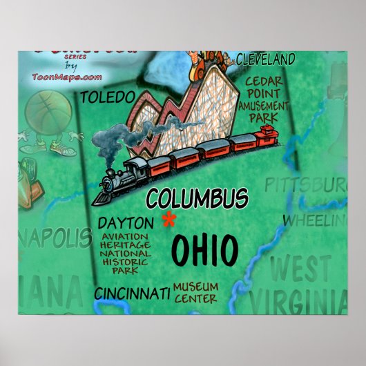 Ohio USA Poster (Voorkant)
