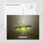 OHIO USA SPACESHIP UFO ART Briefkaarten (Voorkant / Achterkant)
