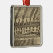 Ohio Valley Pottery, Laughlin Brothers Metalen Ornament (Rechts)