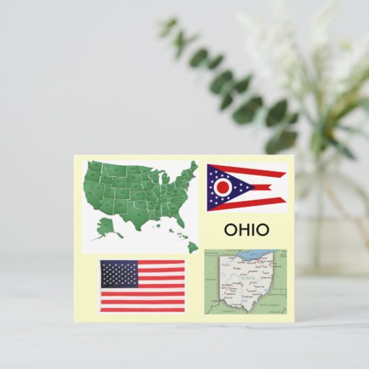 Ohio, Verenigde Staten Briefkaart (Staand voorkant)