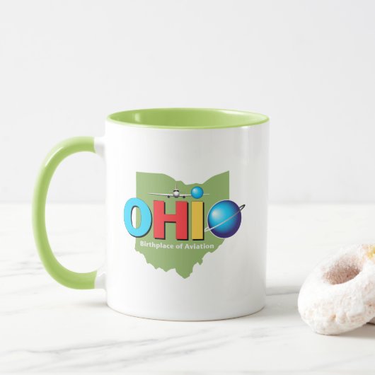 Ohio Verenigde Staten Mok (Met donut)