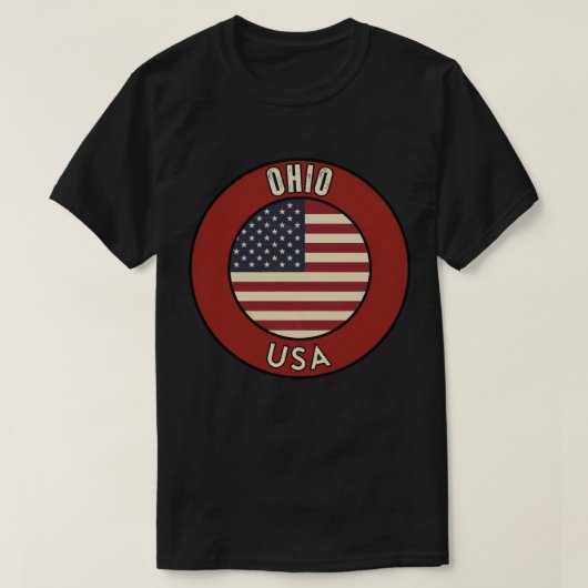 Ohio Verenigde Staten van Amerika T-shirt (Design voorkant)