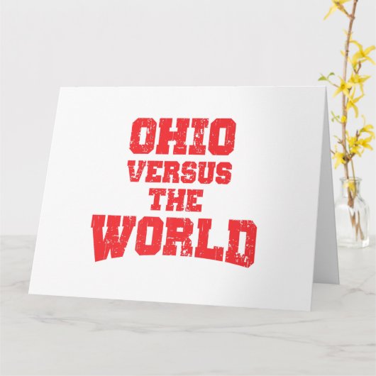 OHIO VERSUS DE WERELD KAART (Gele Bloem)