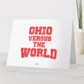 OHIO VERSUS DE WERELD KAART (Achterkant)
