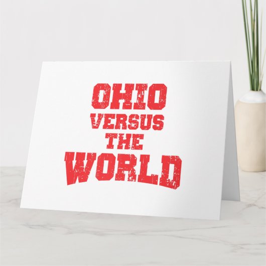 OHIO VERSUS DE WERELD KAART (Voorkant)