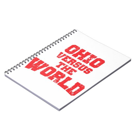 OHIO VERSUS DE WERELD NOTITIEBOEK (Linkerzijde)