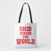 OHIO VERSUS DE WERELD TOTE BAG (Voorkant)