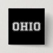 Ohio Vierkante Button 5,1 Cm (Voorkant)