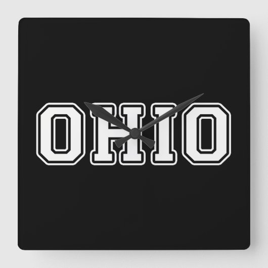 Ohio Vierkante Klok (Voorkant)