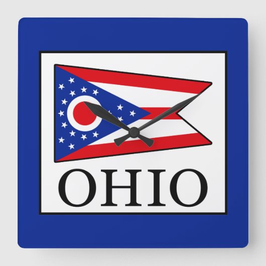 Ohio Vierkante Klok (Voorkant)