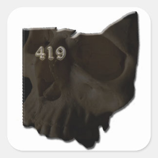 OHIO VIERKANTE STICKER