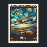 Ohio | Vincent van Gogh geïnspireerd Briefkaart<br><div class="desc">Ontdek de "Ohio | Vincent van Gogh Geïnspireerd Briefkaart, " een betoverende mix van Ohio’s schilderachtige landschappen en de iconische impressionistische stijl van Vincent van Gogh. Dit briefkaart toont Ohio's gevarieerde taferelen - van de bruisende straatjes van Cleveland tot de serene schoonheid van de Hocking Hills - allemaal geportretteerd met...</div>
