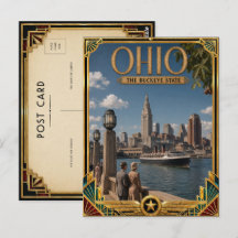Ohio Vintage Art Deco Gouden Tijdperk