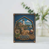 Ohio Vintage Reis Briefkaart (Staand voorkant)