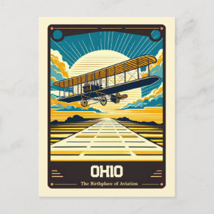 Ohio   Vintage van patriottische spirit Briefkaart