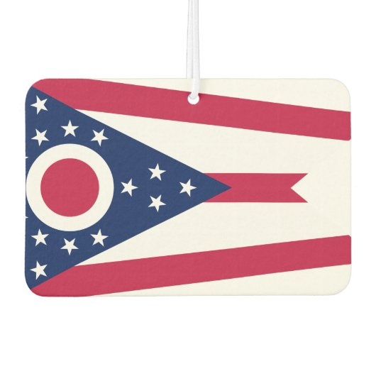 Ohio vlag, Amerikaanse vlag Luchtverfrisser (Voorkant)