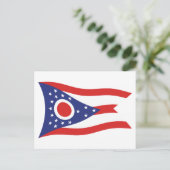 Ohio Vlag Ansichtkaart Briefkaart (Staand voorkant)