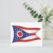 Ohio Vlag Ansichtkaart Briefkaart (Staand voorkant)