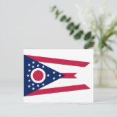 Ohio-vlag Briefkaart (Staand voorkant)
