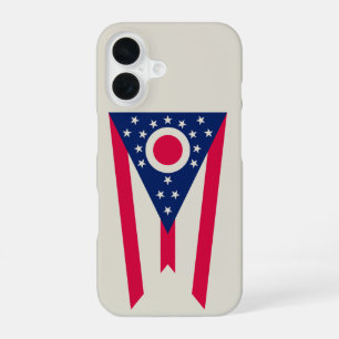 Ohio-vlag: De Buckeye-staatsbanner iPhone 16 Hoesje