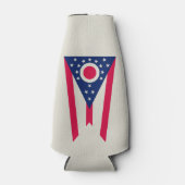 Ohio-vlag: De Buckeye State-banners Flesjeskoeler (Voorkant)