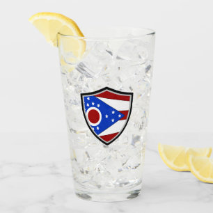 Ohio vlag glas