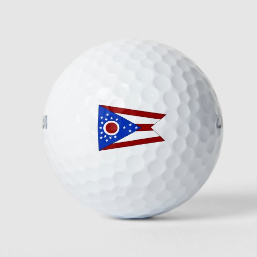 Ohio vlag golfballen (Voorkant)