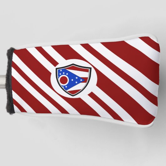 Ohio vlag golfheadcover (Voorkant)