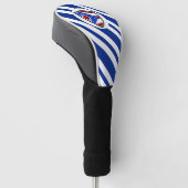Ohio vlag golfheadcover (Schuin)