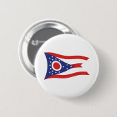 Ohio Vlag Knop Ronde Button 5,7 Cm (Voorkant /achterkant)