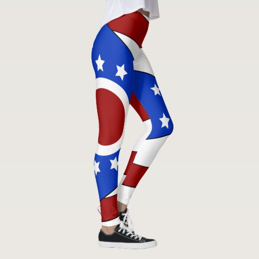 Ohio vlag leggings (Rechts)