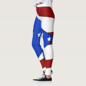 Ohio vlag leggings (Links)