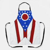 Ohio vlag schort (Voorkant)