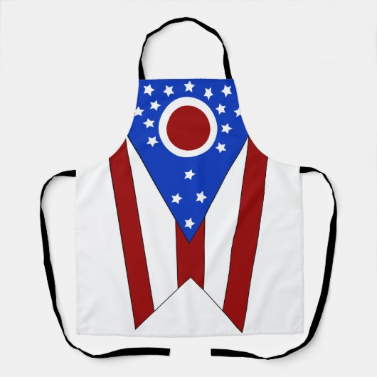 Ohio vlag schort (Voorkant)