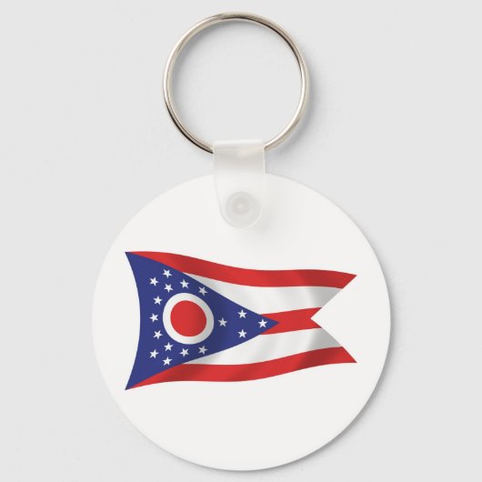 Ohio Vlag Sleutelhanger (Voorkant)
