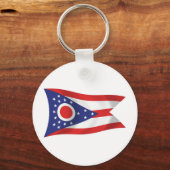 Ohio Vlag Sleutelhanger (Voorkant)