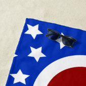 Ohio-vlag Strandlaken (In situ)