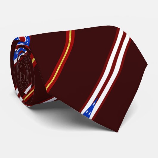 Ohio vlag stropdas (Opgerold)