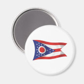 Ohio Vlagmagneet Magneet (Voorkant / Achterkant)