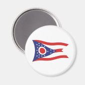 Ohio Vlagmagneet Magneet (Voorkant / Achterkant)